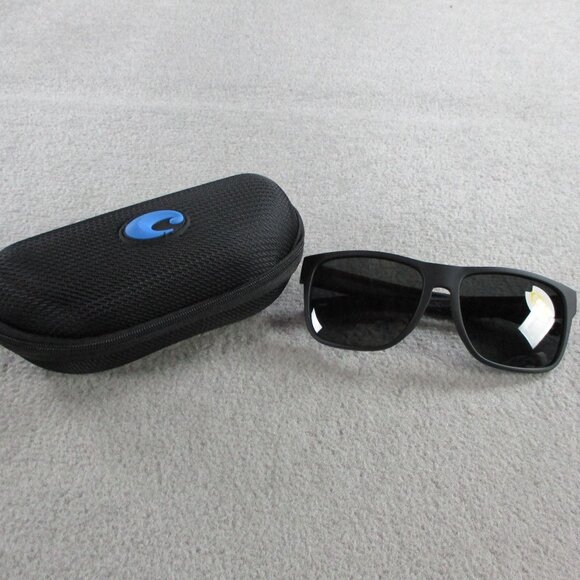 Costa Del Mar Sunglasses 6S9013 SPEARO XL 06S9013 Matte Black Grey 580g NEW Case - Picture 2 of 6